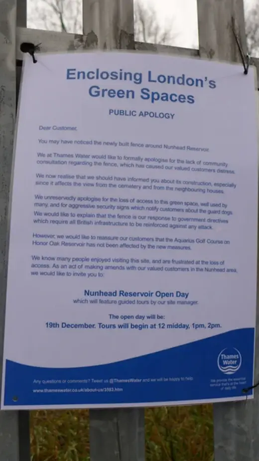 Story format campaign image 10 for Nunhead Reservoir